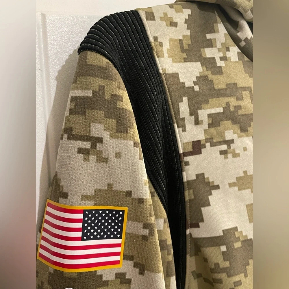 Nike Dallas Cowboys Salute to Service Boys Camo Hoodie. Size Large. NFL. Dri-fit - Picture 14 of 16